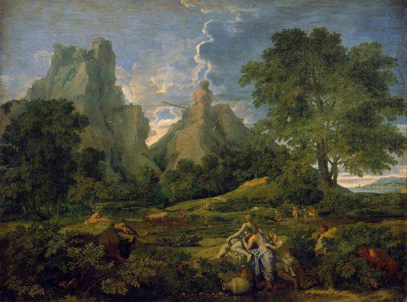 Nicolas Poussin Landscape with Polyphemus china oil painting image